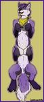  bandanna foxtaur kairo kairotheleopard lozbunneh lying male on_back simple_background taur 