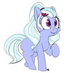  earth_pony equine female feral hair horse mammal my_little_pony pabbley pony simple_background smile solo sugarcoat white_background 