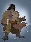  abs aladdin aladdin_(character) anthro balls beard belly biceps big_balls big_biceps big_lips big_muscles big_penis black_hair black_nose body_hair brown_nose chest_hair claws clothing cum cumshot disney ejaculation erection facial_hair forge_(artist) front_view hair hat holding_object huge_muscles huge_penis humanoid_penis hyena lamp lips long_hair male mammal muscular muscular_male nipples nude open_mouth orgasm pecs penis pose pubes simple_background solo standing teeth thick_penis tongue transformation tuft vein veiny_penis 