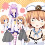  babubabu blanc multiple_girls nepgear neptune_(series) ram_(choujigen_game_neptune) rom_(choujigen_game_neptune) 