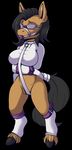  2016 anna_(kelnich) anthro ball_gag bdsm black_hair blindfold bondage bound chibi equine female gag hair horse mammal napalm_(artist) solo straitjacket tail_wraps wraps 