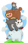  character_request child chloe_park crossover glasses grizzly grizzly_bear_(we_bare_bears) ice_bear panda panda_bear_(we_bare_bears) pokemon polar_bear we_bare_bears 