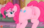  2016 animal_genitalia anus blue_eyes breasts butt clitoris cutie_mark digital_media_(artwork) earth_pony equine female friendship_is_magic fur godoffury hair horse long_hair looking_at_viewer looking_back mammal my_little_pony nipples nude open_mouth pink_hair pinkie_pie_(mlp) pony presenting presenting_hindquarters pussy raised_tail smile solo teats 