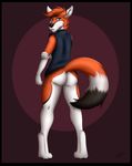 absurd_res bottomless butt canine clothed clothing digital_media_(artwork) female fox hi_res invalid_tag looking_back mammal partially_clothed wolfpsalm 