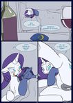  2016 adultery after_sex alcohol animal_genitalia bed beverage blush comic cum cum_in_pussy cum_inside dark_genitals duo english_text equine female friendship_is_magic horn infidelity kanashiipanda licking licking_lips male mammal my_little_pony night_light_(mlp) nightmare_rarity_(idw) rarity_(mlp) sex text tongue tongue_out unicorn wine wine_bottle wine_glass 
