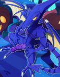  2016 blitzdrachin cum dragon fangs feral halloween holidays knot metroid nintendo open_mouth penis precum ridley solo video_games wings 