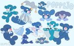  &lt;3 bell blue_body bubble cute hat makeup mammal marine nintendo nymria pinniped pok&eacute;mon popplio seal smile video_games 
