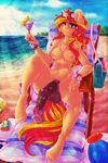  2016 absurd_res animal_genitalia animal_penis anthro anthrofied areola ball balls beach beach_ball blush breasts chair chest_tuft cloud cooler dickgirl digital_media_(artwork) dimwitdog dock equestria_girls equine equine_penis eyewear hair hi_res holding_object hooves horn intersex long_hair lotion lounge_chair mammal multicolored_hair my_little_pony nude patreon penis seaside smile solo straw sunset_shimmer_(eg) tuft two_tone_hair unicorn water 