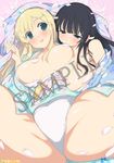  2girls breasts female ikaruga_(senran_kagura) multiple_girls senran_kagura yomi_(senran_kagura) 