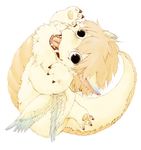  3_fingers claws colored cute digital_media_(artwork) dragon feathers feral fur hair invalid_tag kunugi looking_at_viewer multicolored_fur neck_tuft open_mouth pawpads sharp_teeth simple_background smile teeth tongue tuft two_tone_fur white_background wings 