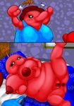  &lt;3 angry anus balls bed big_breasts big_nose black_sclera blush breasts clothing dress edit eyelashes female hat huge_breasts mario_bros mouthless nintendo nipples nude overweight overweight_female pianta pussy red_body solo_focus super_mario_sunshine uncensored video_games warionoken white_eyes 