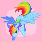  cutie_mark equine feathered_wings feathers female feral friendship_is_magic hair mammal mnstr my_little_pony pegasus rainbow_dash_(mlp) solo wings 