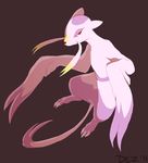  ambiguous_gender feral looking_at_viewer mienshao mnstr nintendo pok&eacute;mon simple_background solo video_games whiskers 