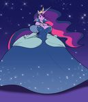 anthro big_breasts breasts clothing crown dress equine fusion gala_gown gown horn horse invalid_tag mammal my_little_pony pony poofy_dress princess_celestia_(mlp) regalia star toughset twilight_sparkle_(mlp) winged_unicorn wings 
