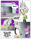  blaze_the_cat clothing comic dialogue feline female gloves hedgehog male mammal sandunky silver_the_hedgehog sonic_(series) text video_games yellow_eyes 