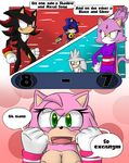  amy_rose blaze_the_cat breasts clothing comic dialogue feline female gloves green_eyes hedgehog male mammal metal_sonic sandunky shadow_the_hedgehog silver_the_hedgehog sonic_(series) text video_games 