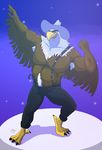  aguila angry_birds avian barazoku belly bird chippendale cowboy eagle gordo jabu jabu_husky mighty_eagle migthy_eagle muscular overweight stripper vaquero video_games yucatan 