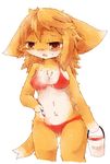 artist_request body_painting brown_hair dog furry red_eyes short_hair 