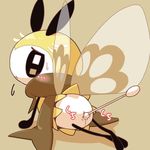  artist_request black_eyes furry pokemon pussy ribombee uncensored 