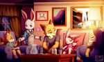  2016 anthro canine child disney female fennec finnick fox fultemounte judy_hopps lagomorph male mammal nick_wilde young zootopia 