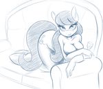  2016 ambris anthro breasts cutie_mark earth_pony equine female friendship_is_magic hair horse long_hair looking_at_viewer mammal my_little_pony nude octavia_(mlp) pony simple_background solo 