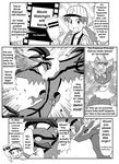  comic gouguru monochrome nanako_(pokemon) pokemon translated 