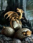  anne_stokes cave claws dragon egg tagme wings young 