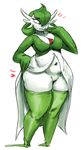  anthro breasts clothing female gardevoir legwear nintendo pok&eacute;mon redfred slightly_chubby solo thick_thighs thigh_highs video_games wide_hips 