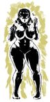  big_breasts breasts clothing ear_piercing female freckles human looking_at_viewer mammal marvel nude piercing redfred solo thick_thighs volcana_(marvel) wardrobe_malfunction wide_hips 