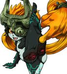  anus female gaping gaping_anus gaping_pussy hair hand_on_leg imp middle_finger midna nezumi nintendo nipples open_mouth orange_hair presenting pussy pussy_juice raised_leg red_eyes simple_background soles spread_anus spreading the_legend_of_zelda twilight_princess video_games 