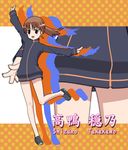  1girl bare_legs female long_sleeves saki solo takakamo_shizuno 