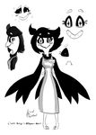  anthro avian beak bird breasts cheerie clothing cute feathers female model_sheet soulcentinel undertale video_games 