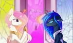  animated blue_eyes blue_fur blue_hair detailed_background duo equine eyelashes feathered_wings feathers female feral friendship_is_magic fur hair hooves horn magnaluna mammal my_little_pony no_sound pillow pink_eyes pink_hair princess_celestia_(mlp) princess_luna_(mlp) smile teeth white_fur winged_unicorn wings 