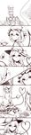  absurdres back bad_id bad_pixiv_id bangs blurry bow closed_mouth comic crying crystal depth_of_field empty_eyes eyeball eyebrows eyebrows_visible_through_hair fang_out finger_to_face flandre_scarlet floral_print frilled_sleeves frills greyscale hair_between_eyes hat hat_ribbon heart heart_of_string highres holding komeiji_koishi long_image looking_at_another mob_cap monochrome multiple_girls puzzle_piece ribbon sheya short_sleeves sitting skirt skirt_set slit_pupils stuffed_toy tall_image tears third_eye touhou wariza wavy_hair 