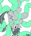  2016 anal anal_penetration anus blush bound cutie_mark dock earth_pony equine female friendship_is_magic hair hi_res horse kribbles mammal marble_pie_(mlp) multicolored_hair my_little_pony one_eye_closed oral oral_penetration penetration pony pussy restrained simple_background solo tentacles triple_penetration two_tone_hair upside_down vaginal vaginal_penetration white_background 