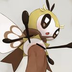  2016 arthropod bee female insect male male/female nintendo penetration pok&eacute;mon pussy ribombee scarf size_difference smaller_female video_games wings youjomodoki 