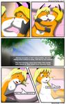  anthro brother canine comic cuddling female fox incest kissing kitsune_youkai male mammal sibling sister sleeping smile surprise text 