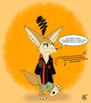  2016 anthro canine disney fennec finnick fox male mammal unclescooter zootopia 