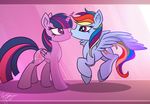  cutie_mark duo equine feathered_wings feathers female friendship_is_magic fur hair horn horse kissing mammal multicolored_hair my_little_pony pedrohander_(artist) pegasus pony purple_eyes rainbow_dash_(mlp) rainbow_hair twilight_sparkle_(mlp) unicorn winged_unicorn wings 