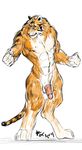  anthro balls feline male mammal penis rwolf solo tiger 