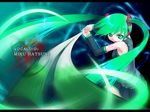  bad_id bad_pixiv_id detached_sleeves green_eyes green_hair hatsune_miku kakaon long_hair skirt solo spring_onion twintails vocaloid 
