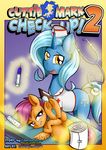  2016 anibaruthecat butt comic cub duo english_text equine fan_character female friendship_is_magic glowing hair half-closed_eyes hi_res hooves horn lying magic mammal my_little_pony on_back pegasus purple_hair scootaloo_(mlp) text underhoof unicorn wings young 
