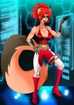  alma alma_(character) alma_(quest_for_fun) alma_(vixinecomics) anthro armpits athletic belt big_breasts boots bracelet breasts captain cat clothing computer dandabar digital_media_(artwork) feline female footwear futuristic grin gun_holster hair hand_on_breast hi_res jewelry lipstick lynx makeup mammal muscular nevlinad ponytail pose quest_for_fun quest_for_fun_(copyright) red_hair redhair schematics science_fiction screen shiny siamese smile solo space space_furry_(copyright) spacesuit spandex tight_clothing tuff vest vixine_comics wraps 
