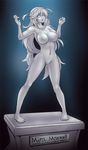  1girl arms_up breasts large_breasts long_hair milla_maxwell ningyoushi nude petrification pussy tales_of_(series) uncensored what 