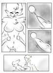  2016 animatronic anthro black_and_white blush breasts canine comic cum cum_in_pussy cum_inside dickgirl digital_media_(artwork) duo e-01 erection eyes_closed female five_nights_at_freddy&#039;s five_nights_at_freddy&#039;s_2 fox funtime_foxy_(fnaf) funtime_foxy_(fnafsl) fur hair internal intersex machine mammal mangle_(fnaf) monochrome nipples nude penetration penis pussy pussy_juice robot selfcest sex simple_background sister_location square_crossover tongue toy_foxy_(fnaf) vaginal vaginal_penetration video_games 
