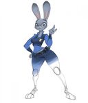  2016 anthro disney female judy_hopps lagomorph mammal rabbit solo wotca zootopia 