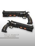  gradient gradient_background gun handgun highres no_humans original revolver spark621 weapon 