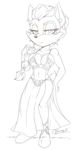  akatsukishiranui-fox anthro big_breasts breasts chipmunk cleavage clothed clothing cosplay female leia_organa mammal navel rodent sally_acorn solo sonic_(series) star_wars 