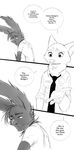  2016 anthro black_and_white canine clothed clothing comic dialogue disney english_text fox inter_schminter lagomorph male mammal max_midnight monochrome nick_wilde police_uniform rabbit spintherella text uniform zootopia 