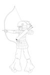  aiming ann_(artist) ann_momitsu armor arrow asuka_period bow_(weapon) helmet original quiver solo 